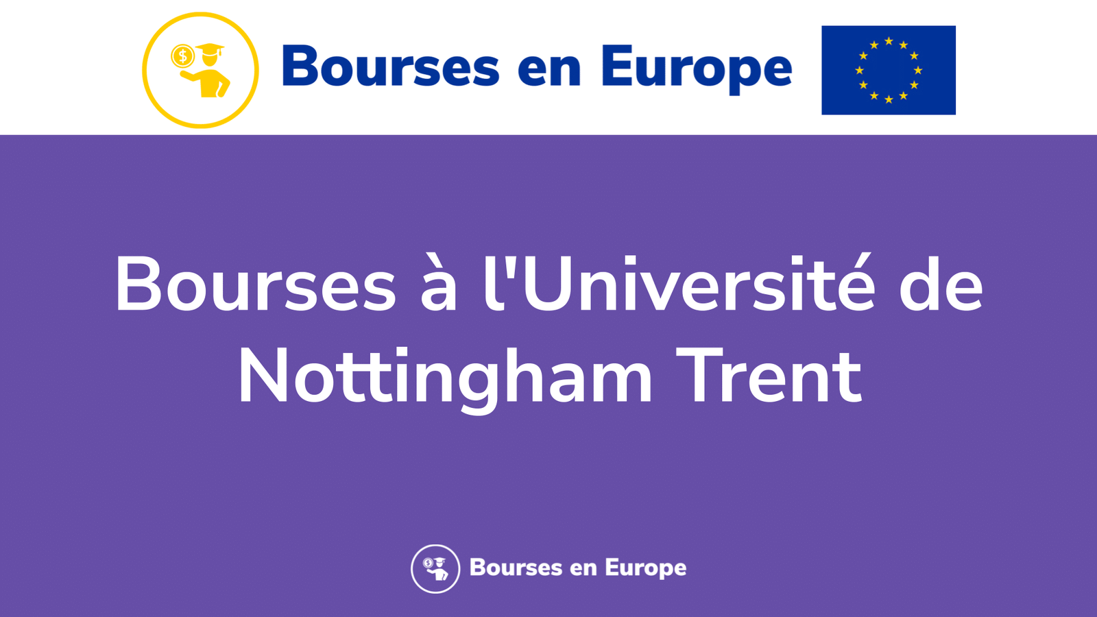Bourses à l'Université de Nottingham Trent