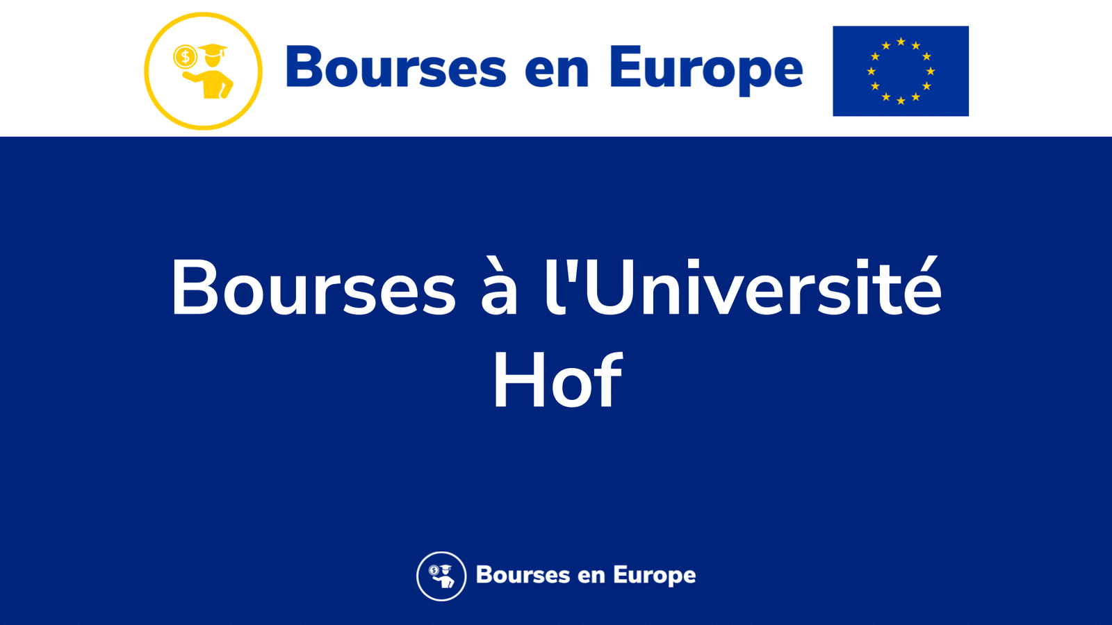 Bourses à l'Université Hof