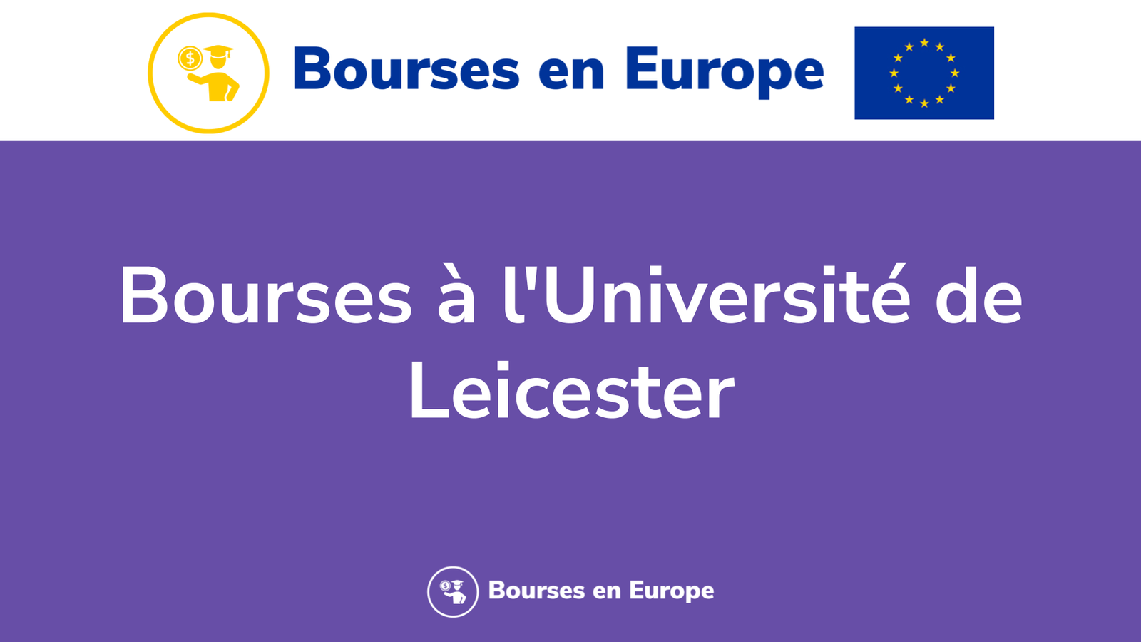 Bourses à l'Université de Leicester