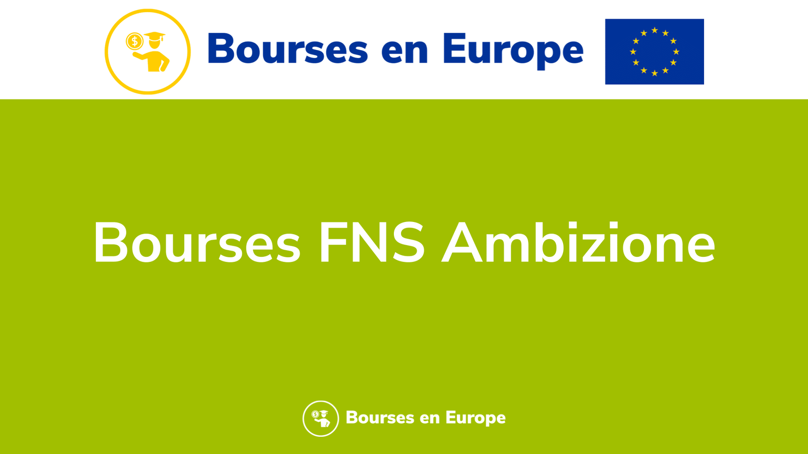 Bourses FNS Ambizione