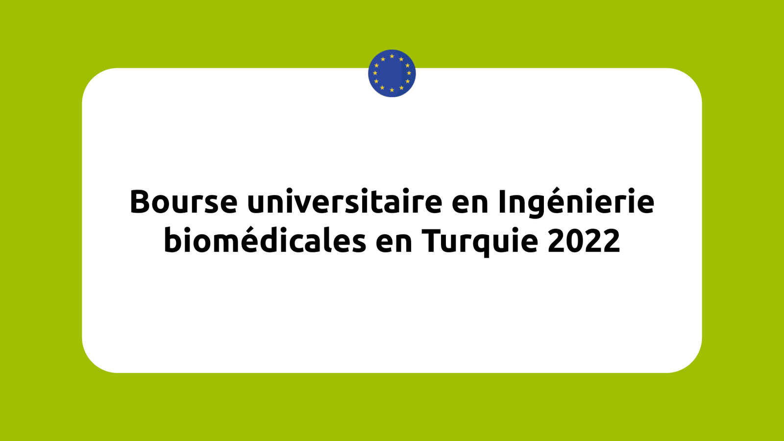 Bourse universitaire en Ingénierie biomédicales