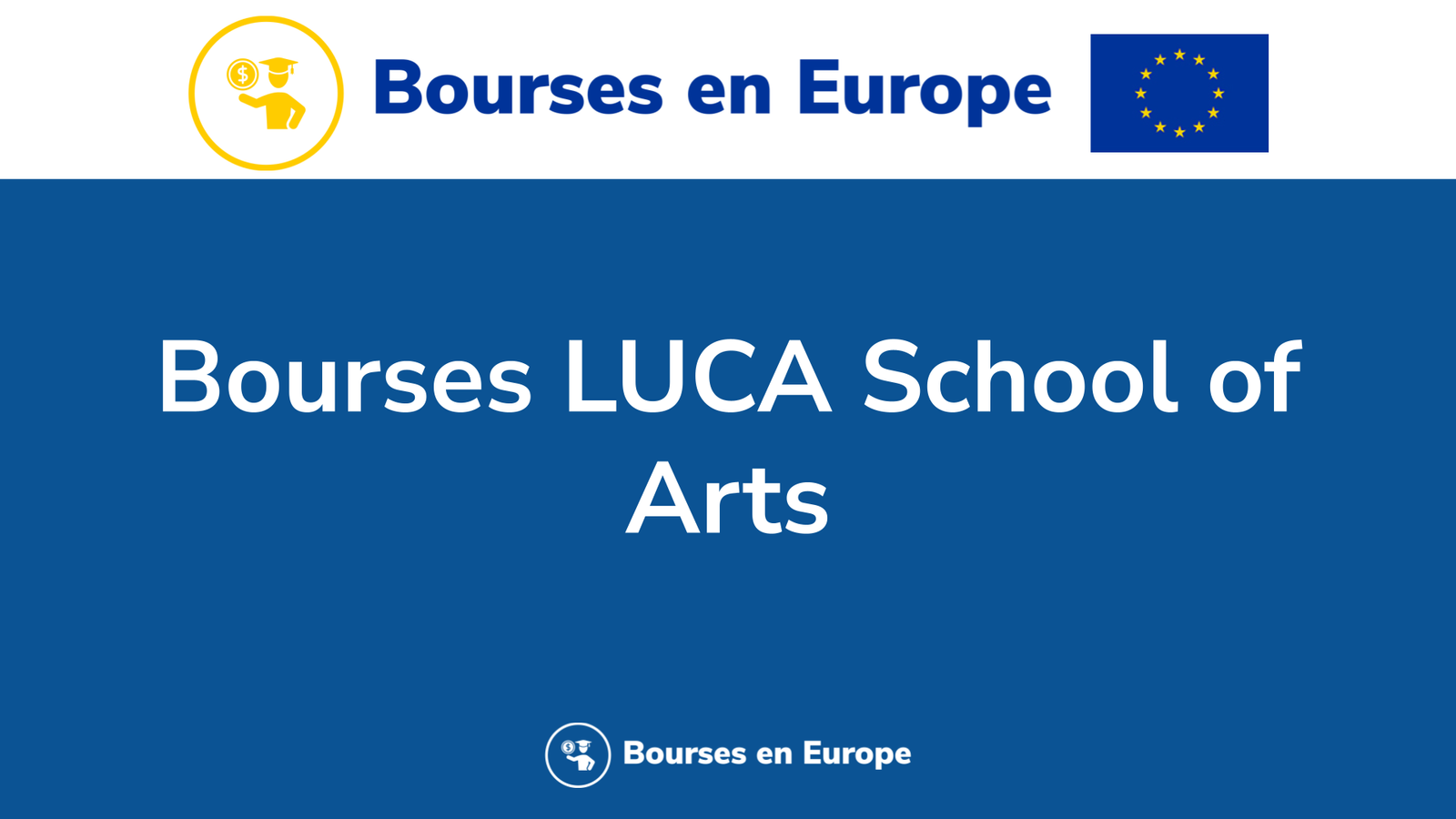 Bourses LUCA School of Arts