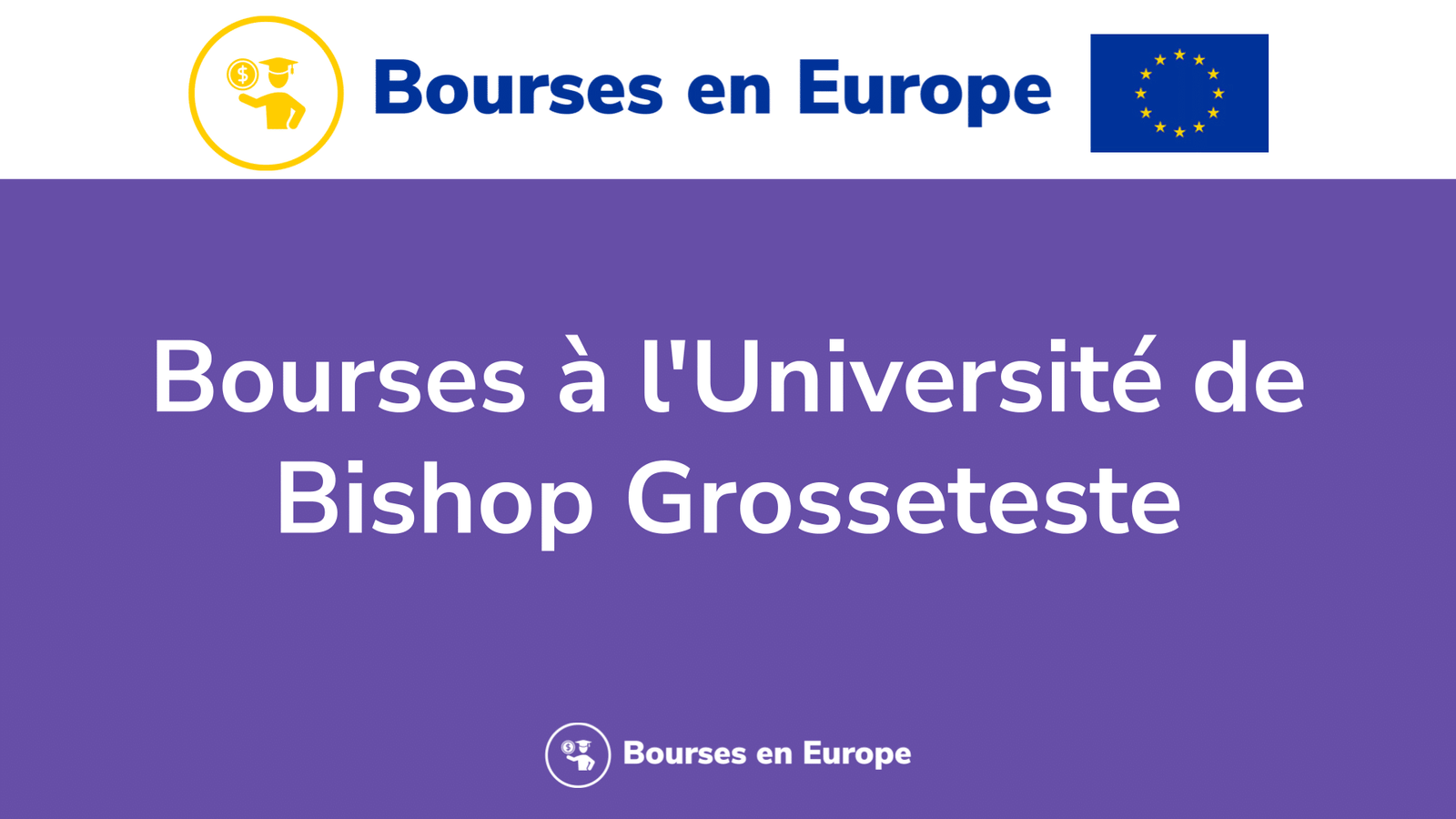 Bourses à l'Université de Bishop Grosseteste