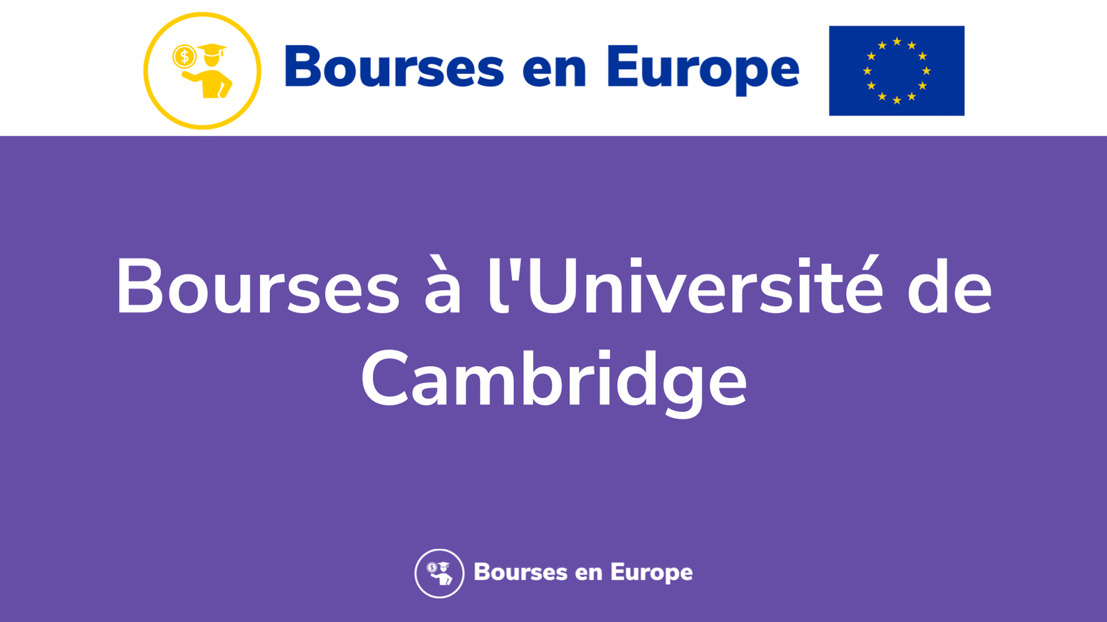 Bourses à l'Université de Cambridge