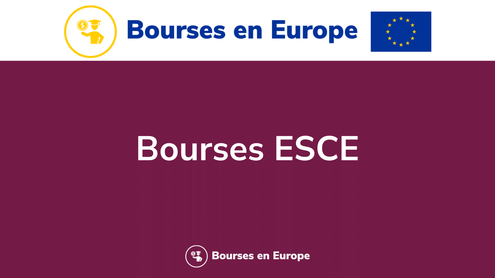 Bourses ESCE