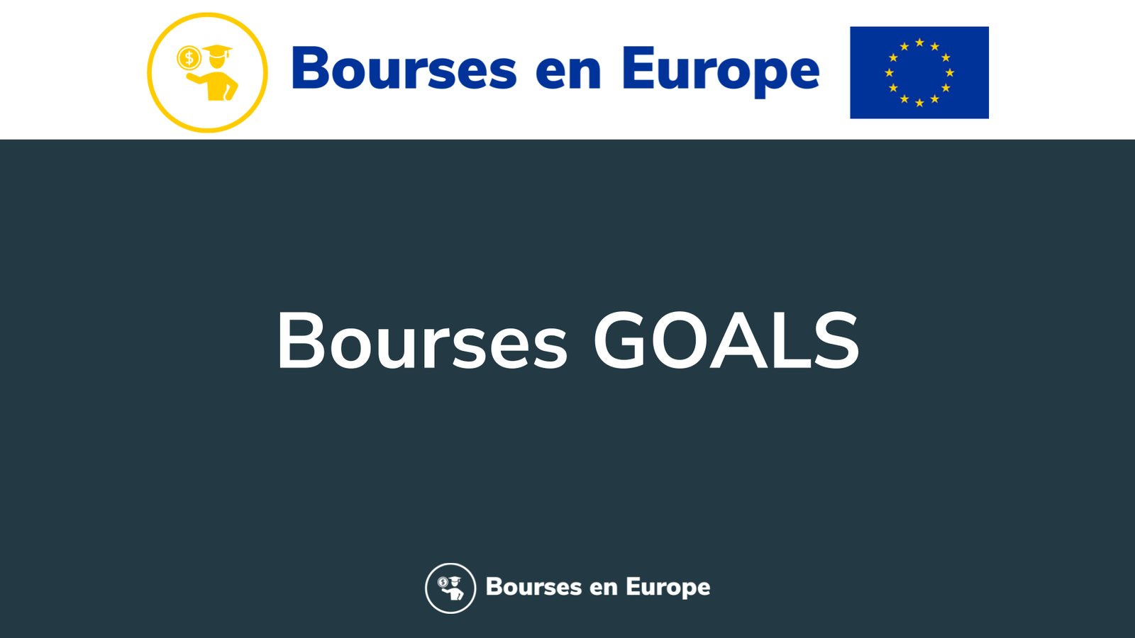 Bourses GOALS