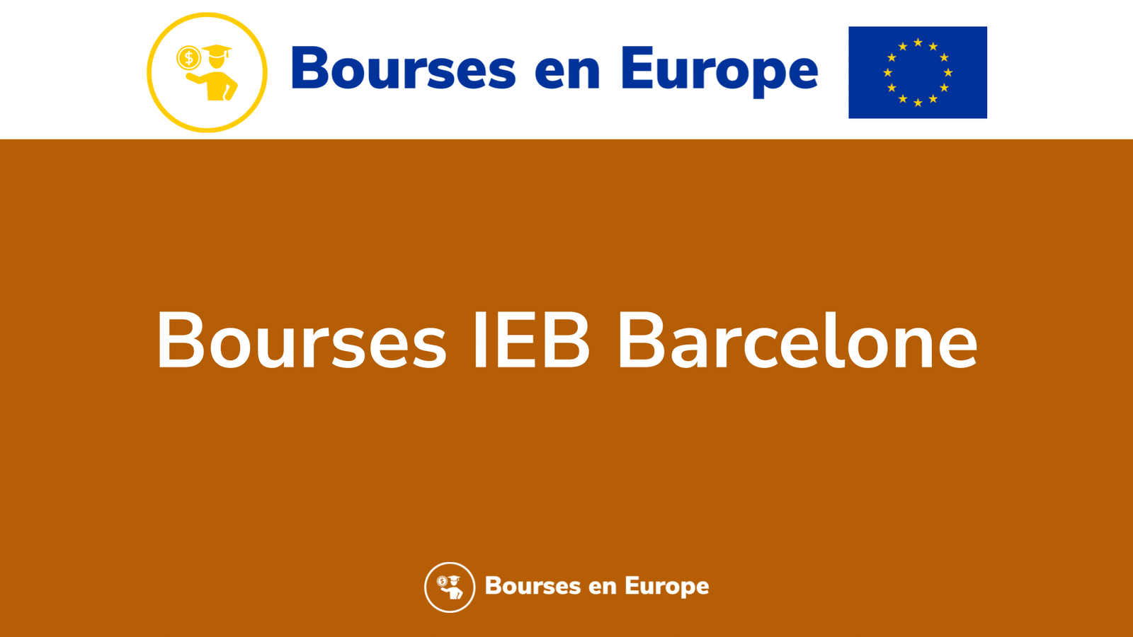 Bourses IEB Barcelone