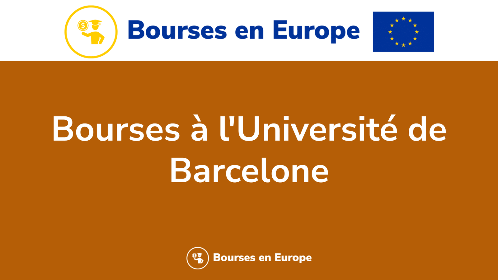 Bourses à l'Université de Barcelone